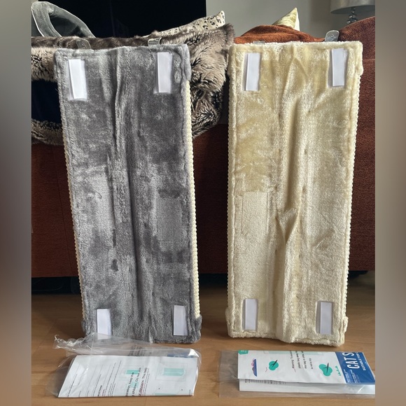 NEW Sisal Cat Kitty Scratcher Gray or Beige Wall or Corner Stretch - Picture 5 of 6